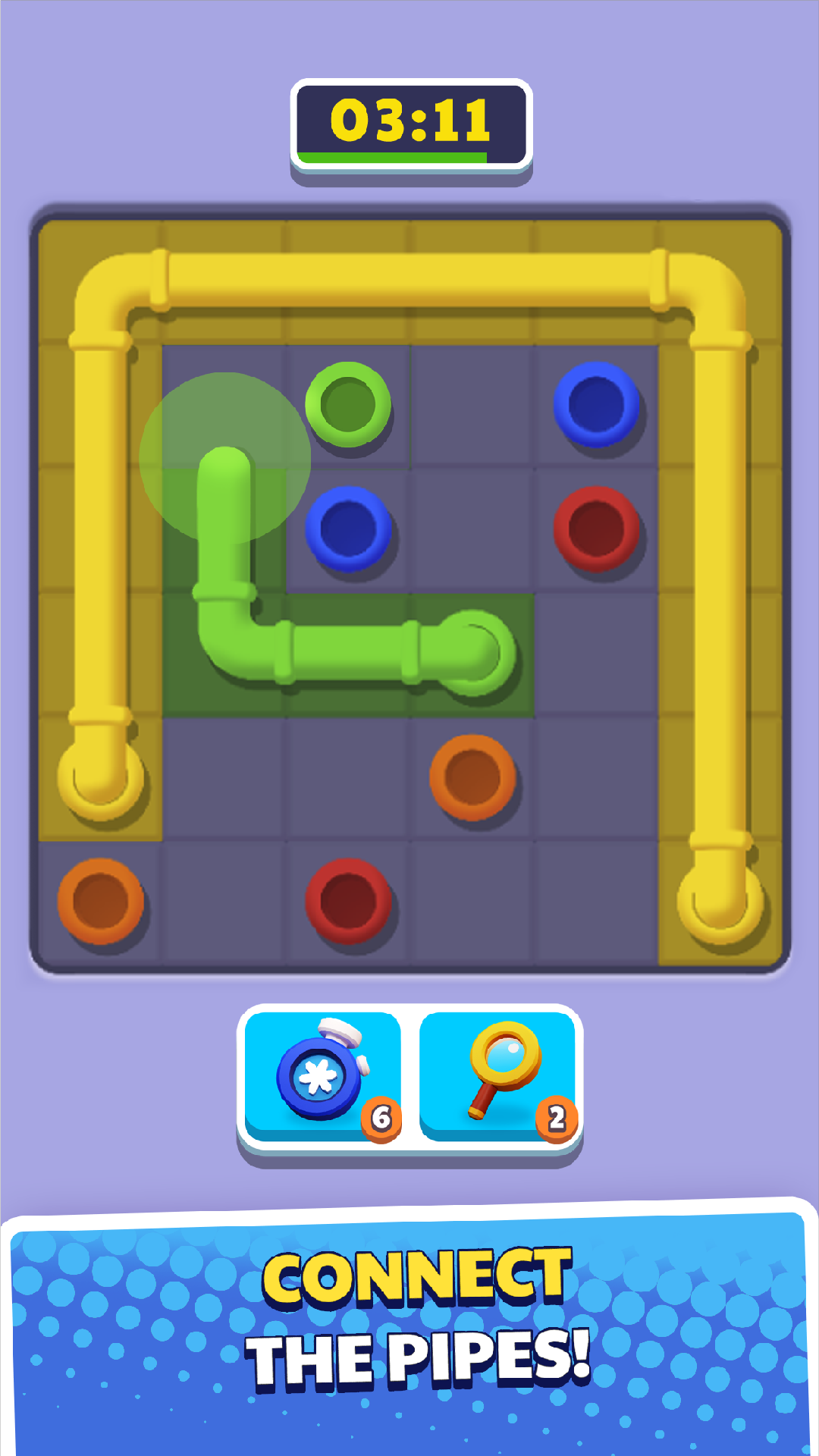 اسکرین شات 1 بازی Connect Pipe! Color Line Game
