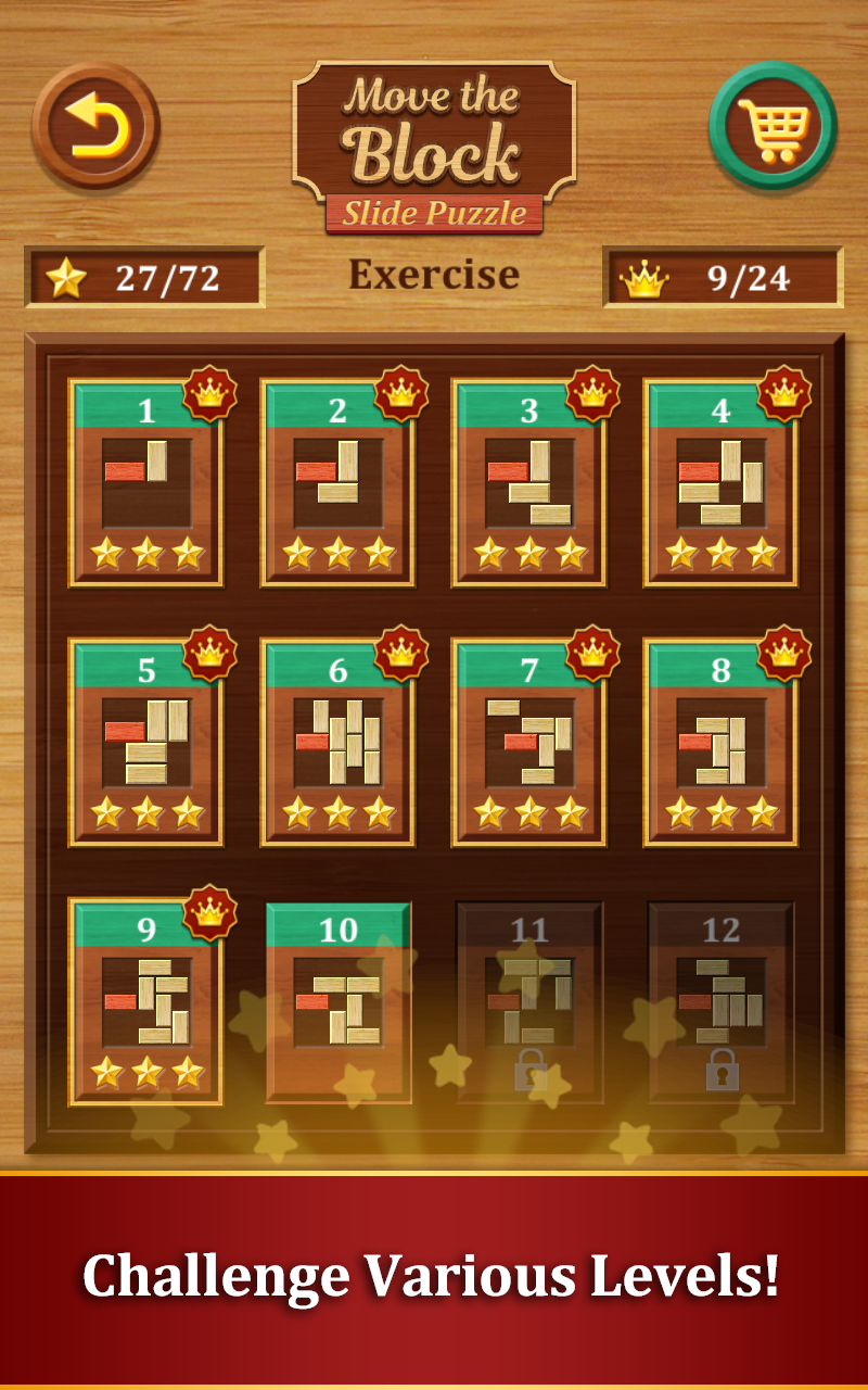 اسکرین شات 5 بازی Move the Block : Slide Puzzle