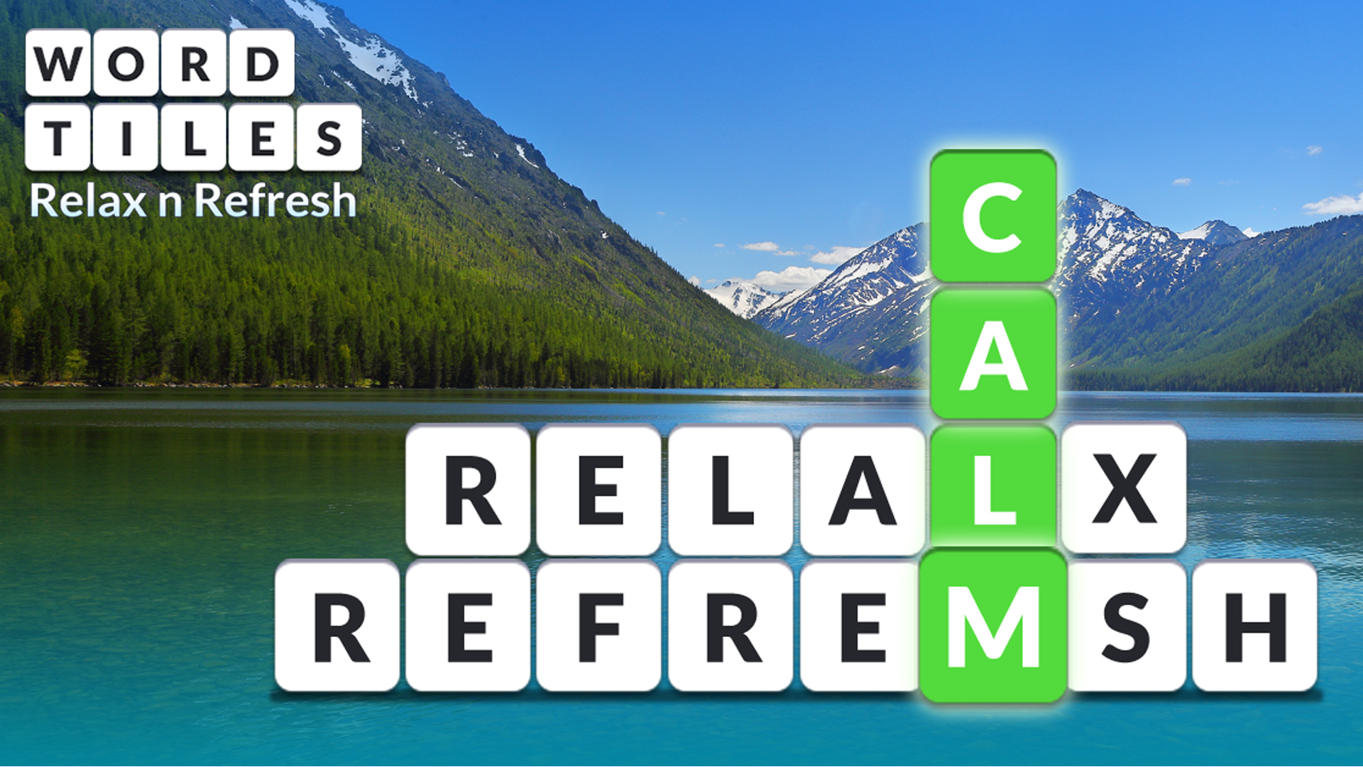 اسکرین شات 1 بازی Word Tiles: Relax n Refresh