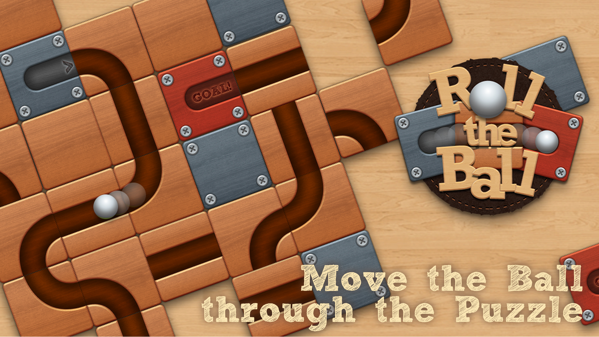 اسکرین شات 1 بازی Roll the Ball® - slide puzzle