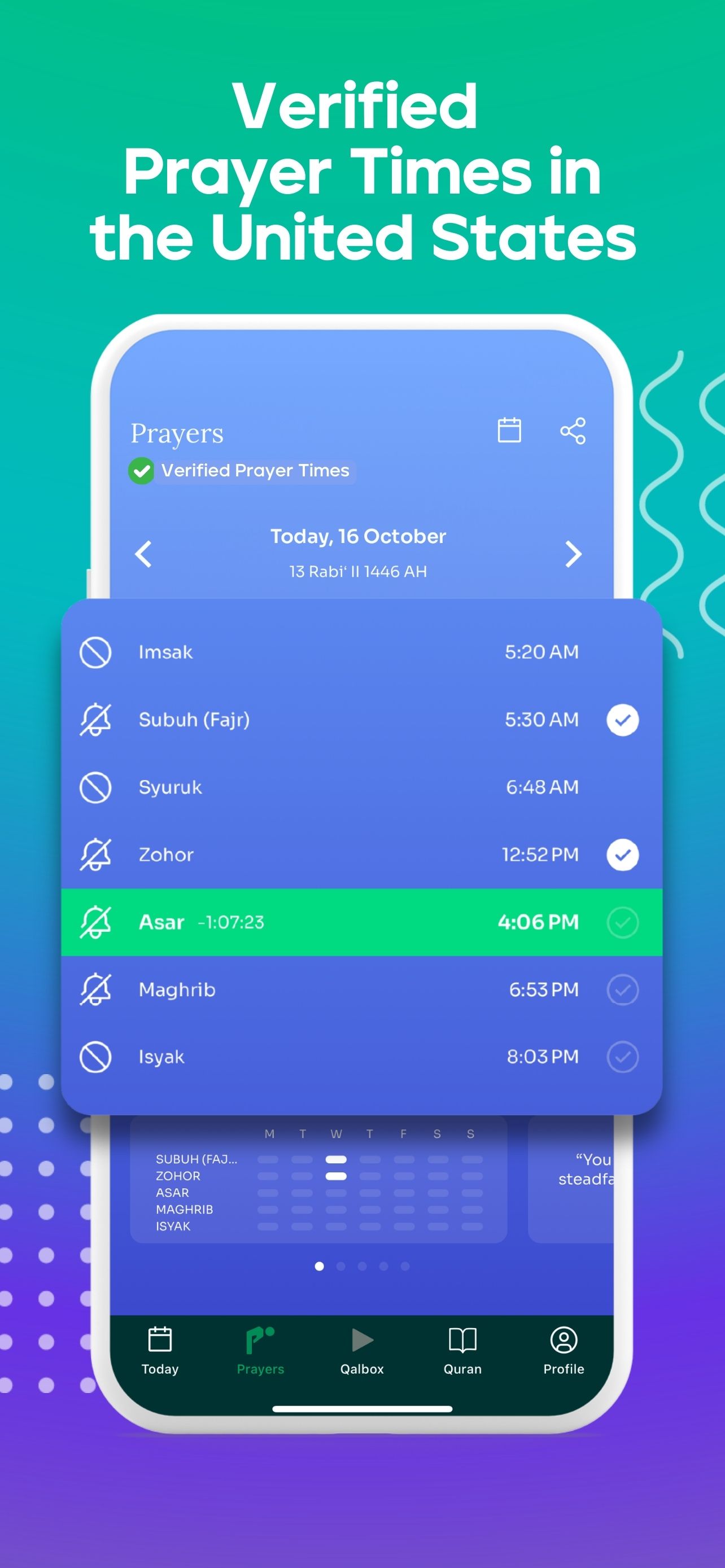 اسکرین شات 3 برنامه Muslim Pro: Quran Prayer Times