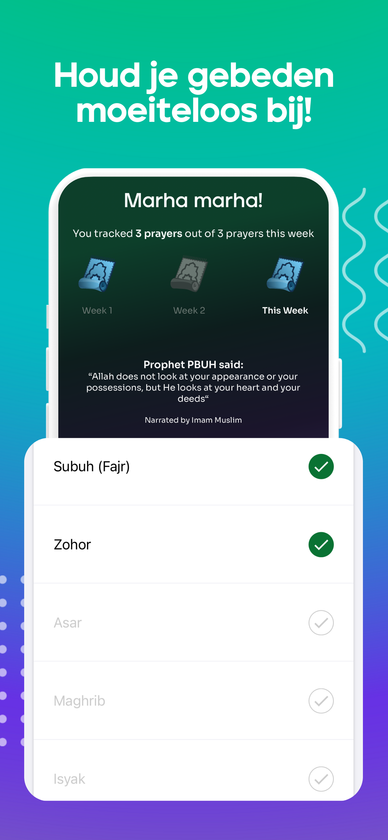 اسکرین شات برنامه Muslim Pro: Quran Gebedstijden 6