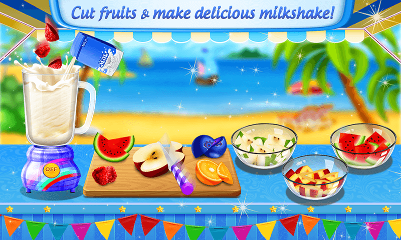 اسکرین شات 2 بازی Milkshake Maker Chef Frozen
