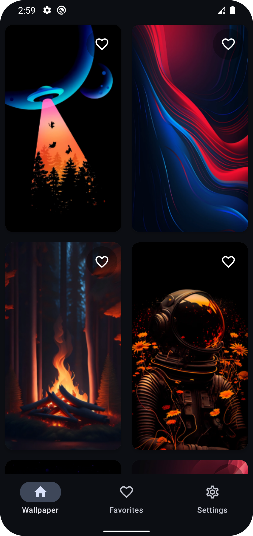 اسکرین شات 2 برنامه Black Wallpaper