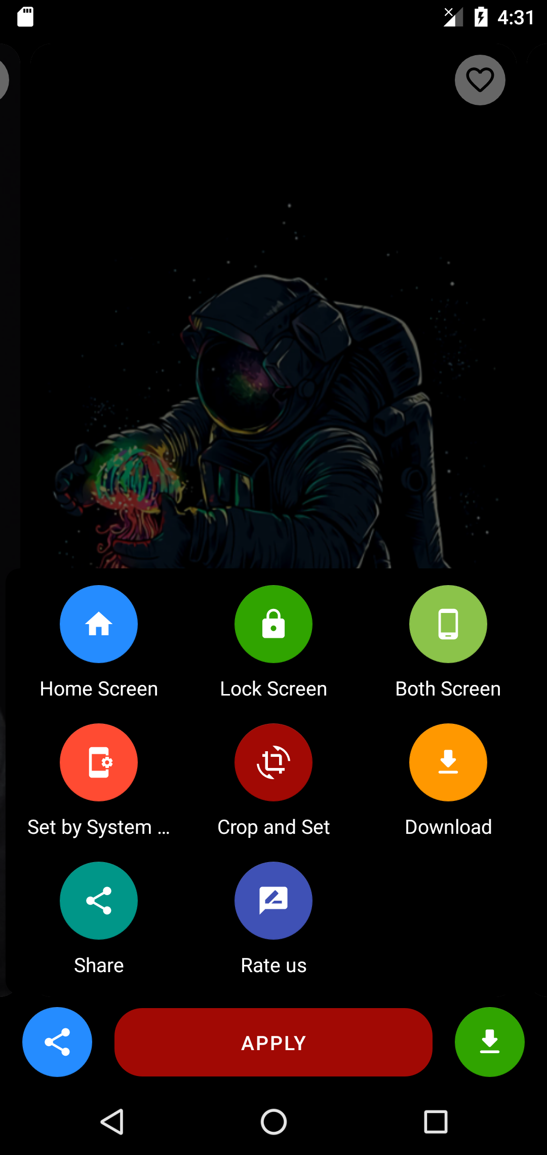 اسکرین شات 4 برنامه Black Wallpaper