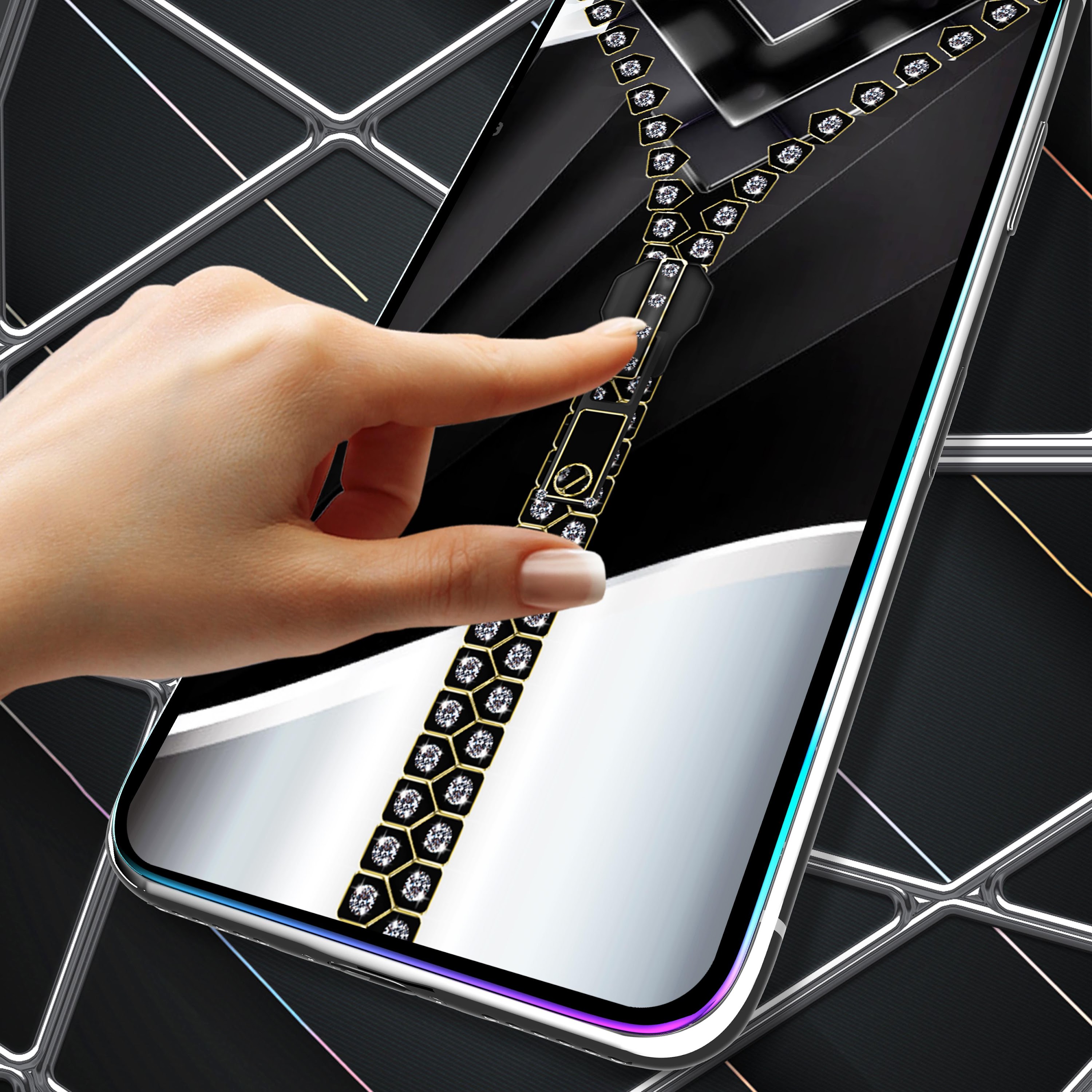 اسکرین شات 4 برنامه Black lock screen