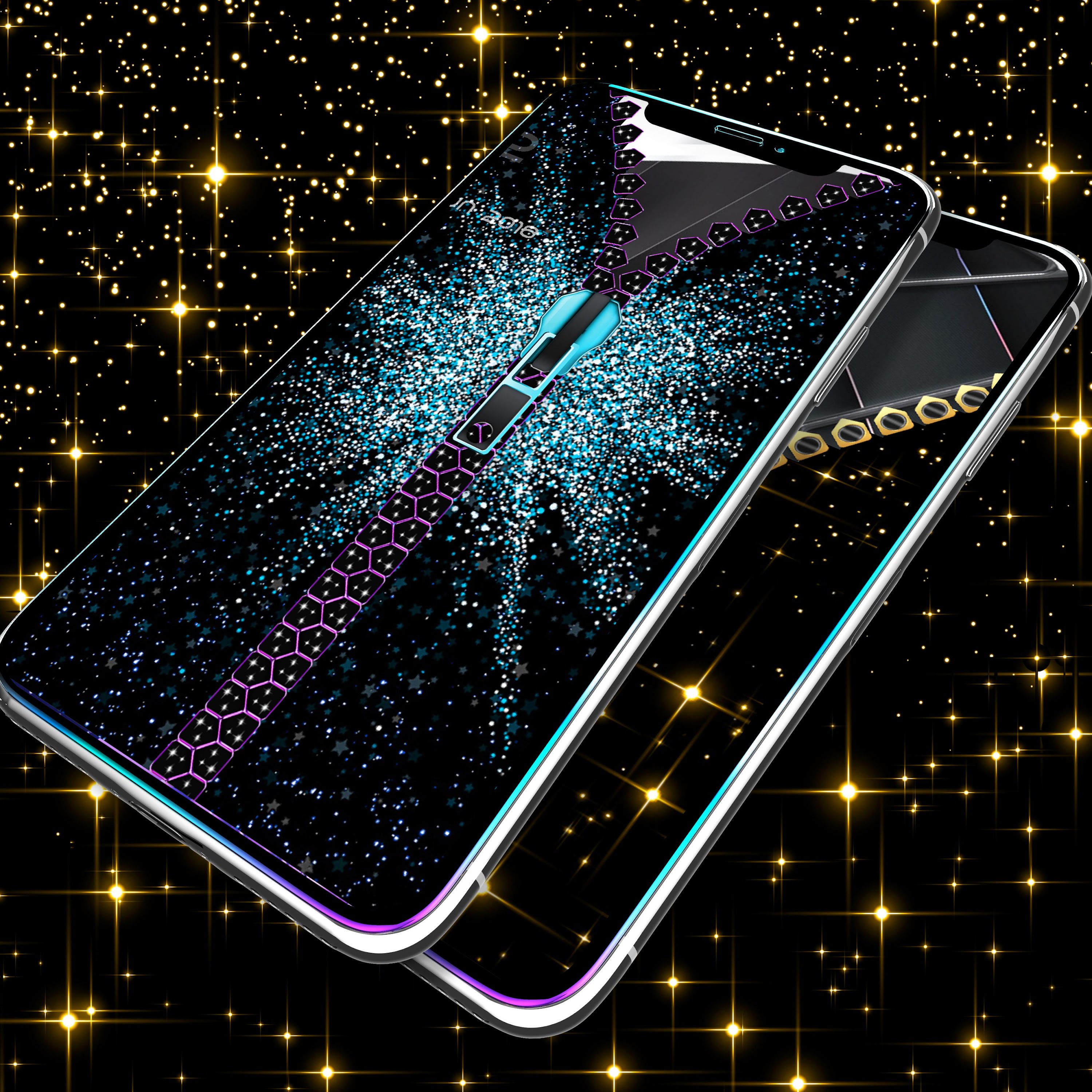 اسکرین شات 1 برنامه Black lock screen
