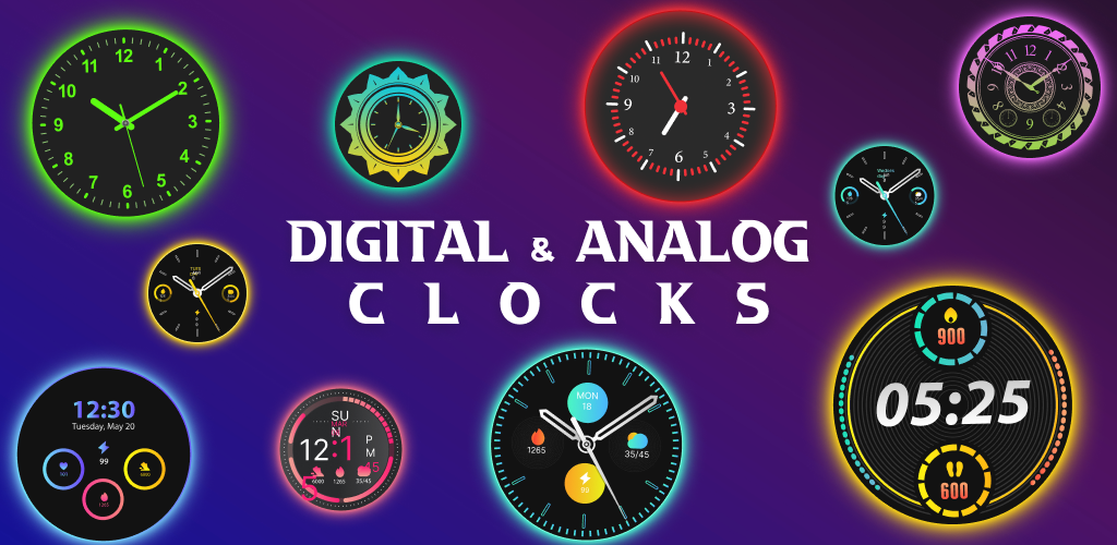 اسکرین شات 4 برنامه Always on display clock widget