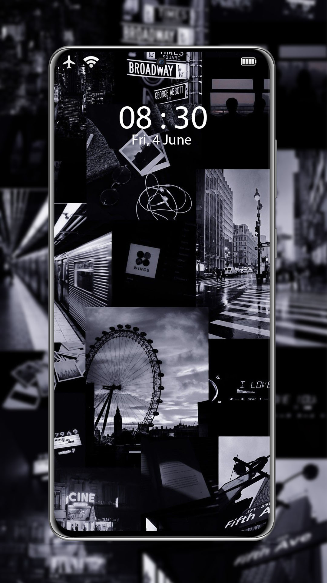 اسکرین شات برنامه Black aesthetic wallpapers 6