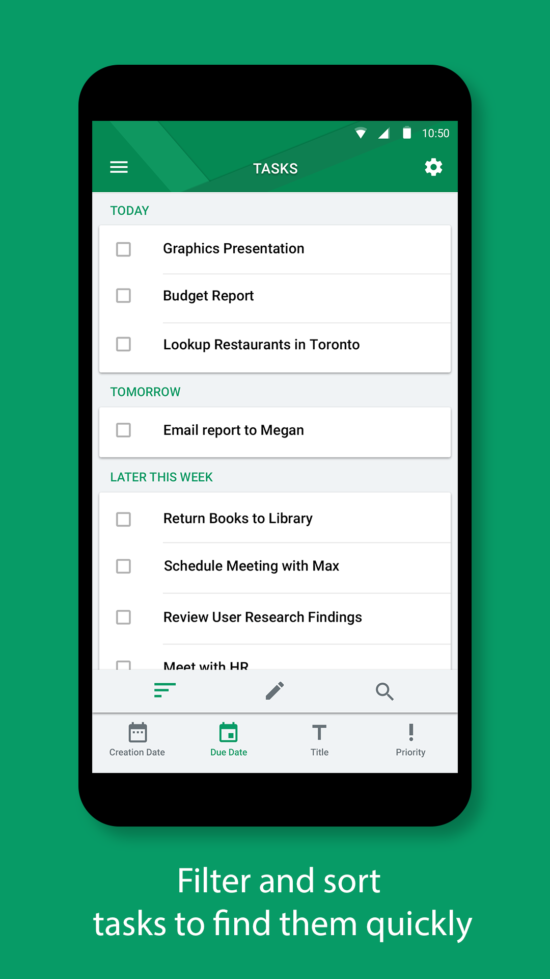 اسکرین شات 4 برنامه BlackBerry Hub+ Tasks