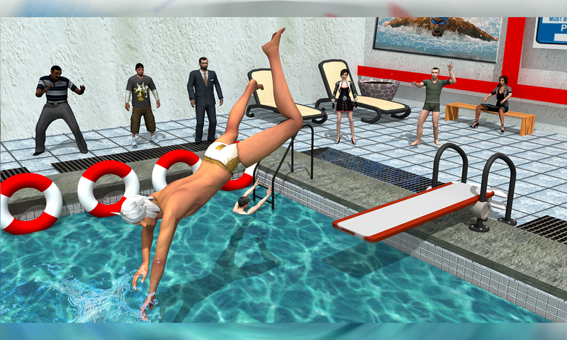 اسکرین شات 4 بازی Swimming Race