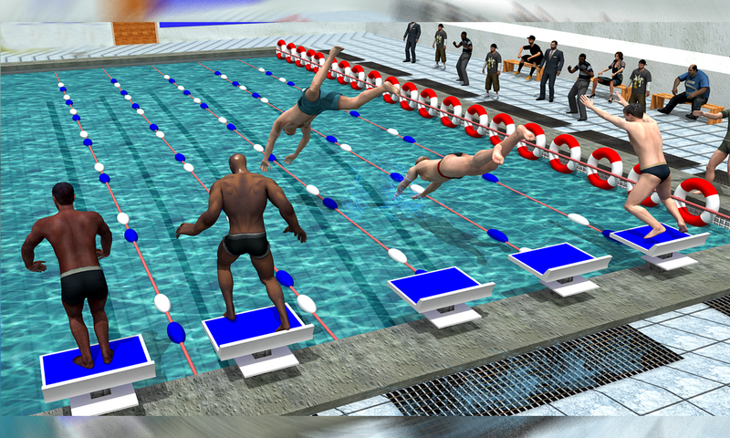 اسکرین شات 2 بازی Swimming Race