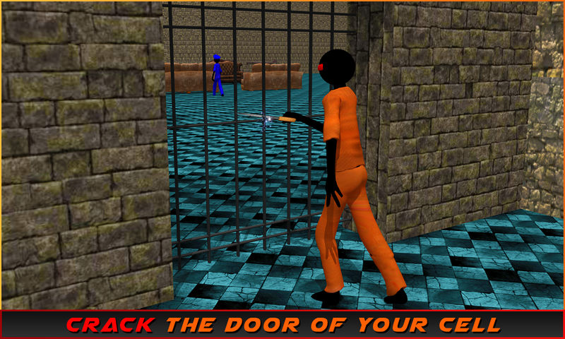اسکرین شات 4 بازی Stickman Prison Escape Story