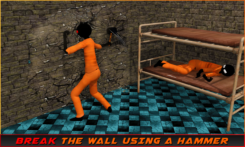 اسکرین شات 2 بازی Stickman Prison Escape Story