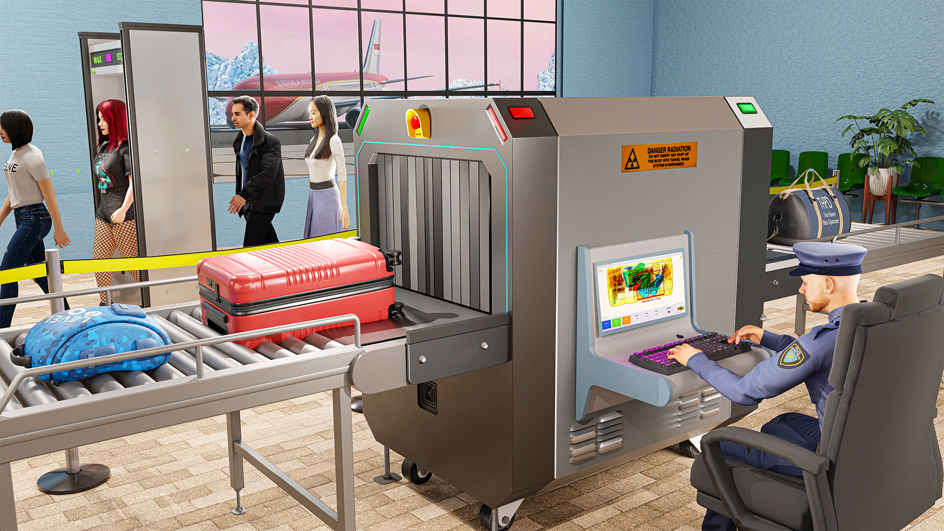 اسکرین شات 2 بازی Airport Security Simulator