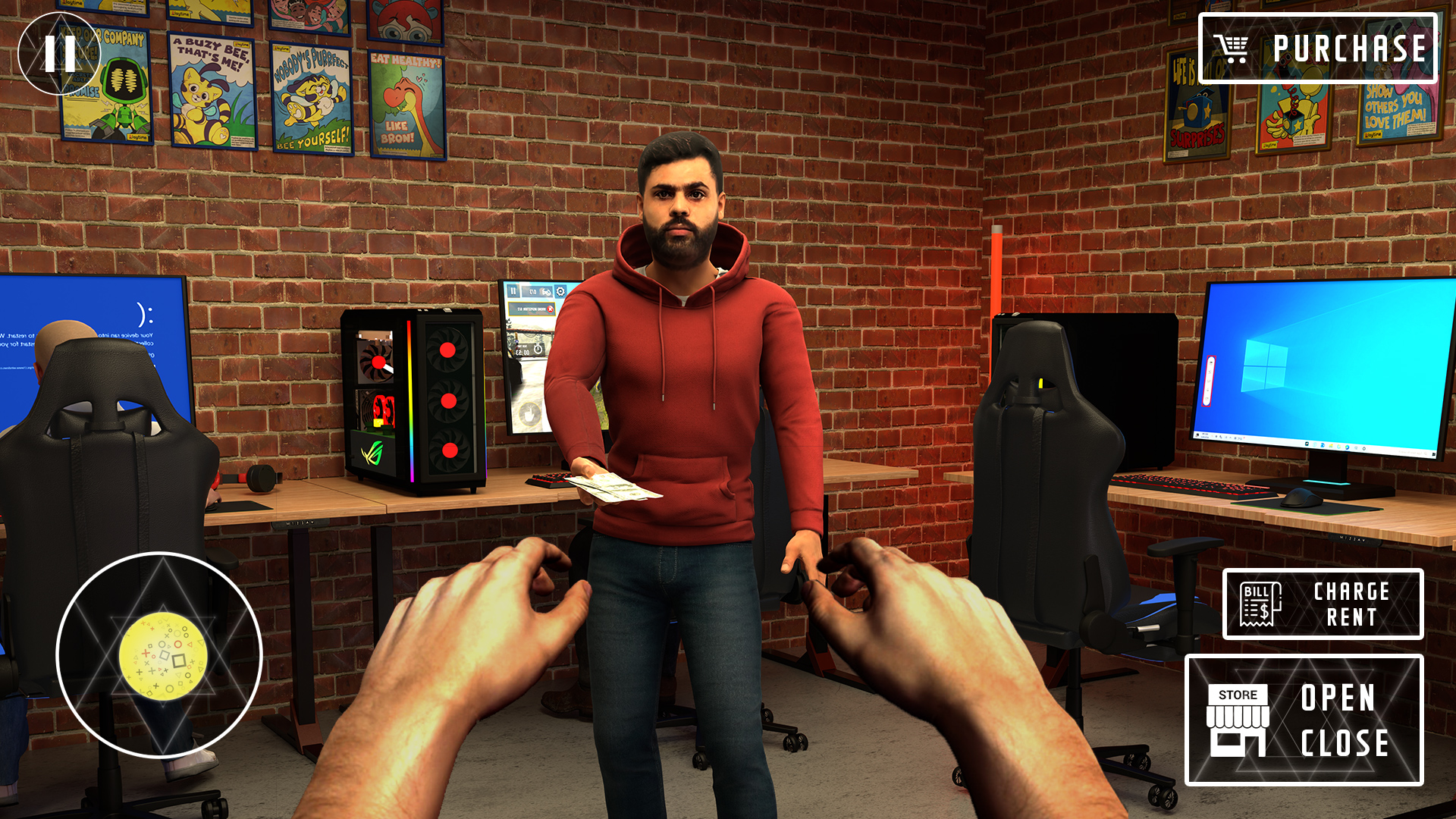 اسکرین شات 5 بازی My Gaming Cafe Simulator