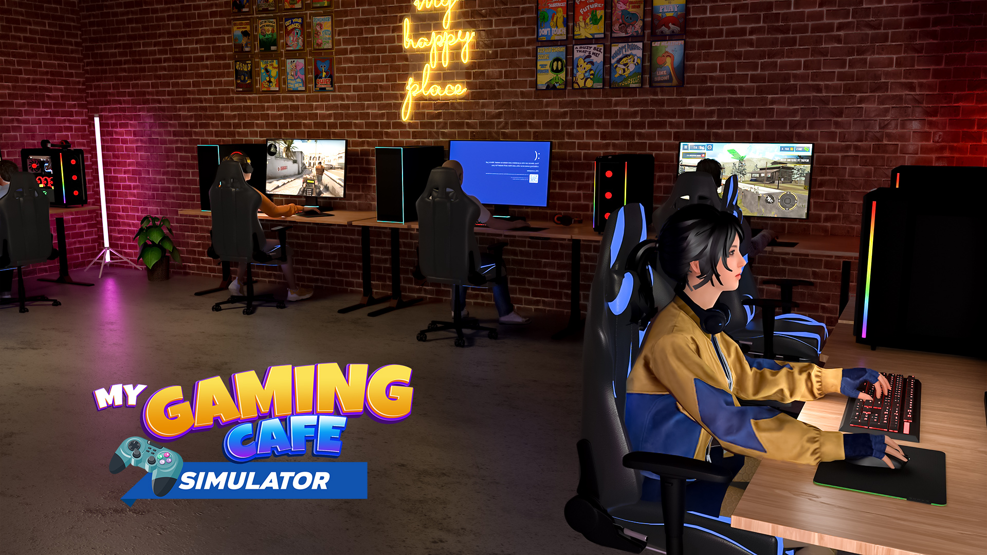 اسکرین شات 1 بازی My Gaming Cafe Simulator