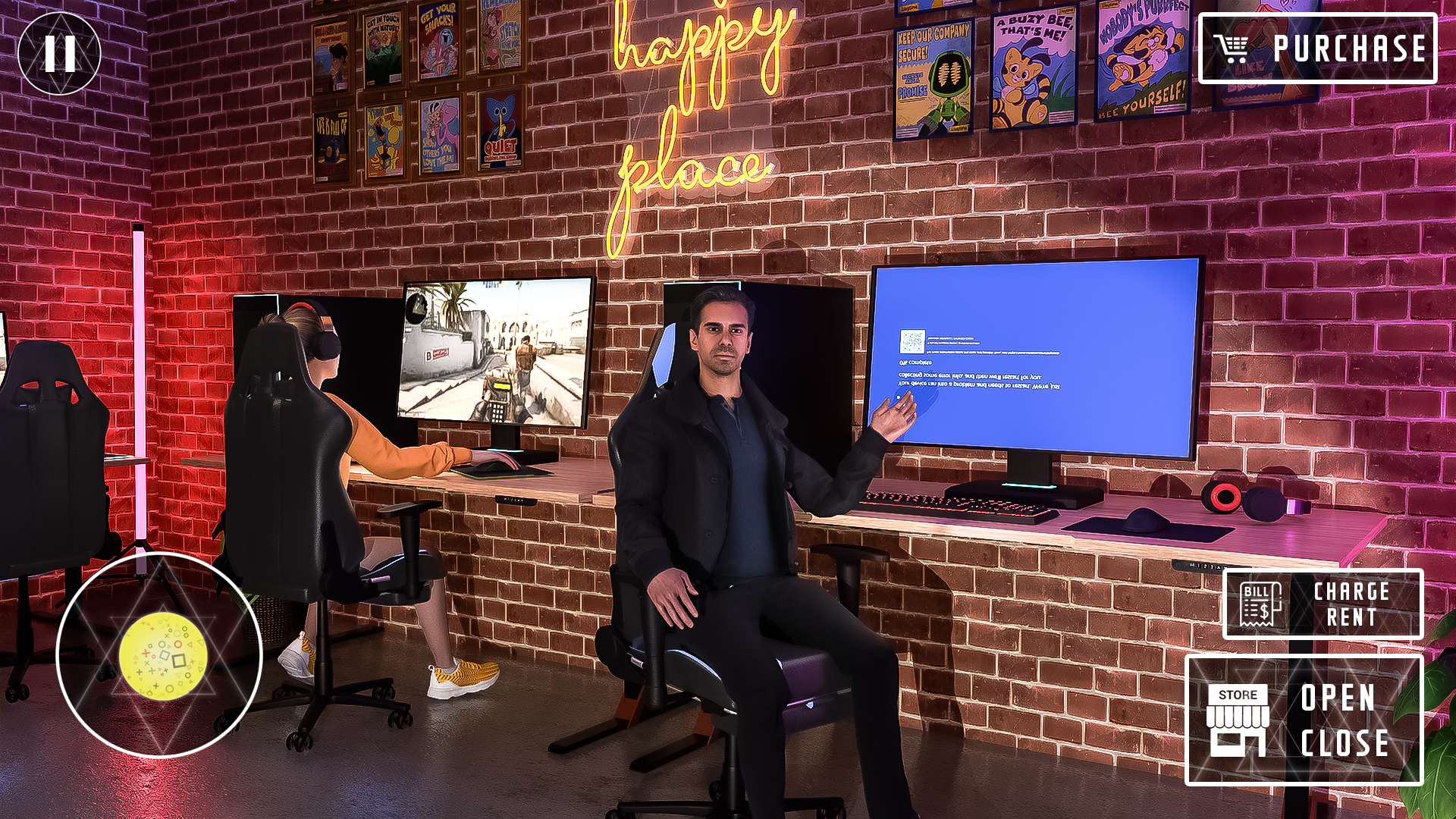 اسکرین شات 2 بازی My Gaming Cafe Simulator