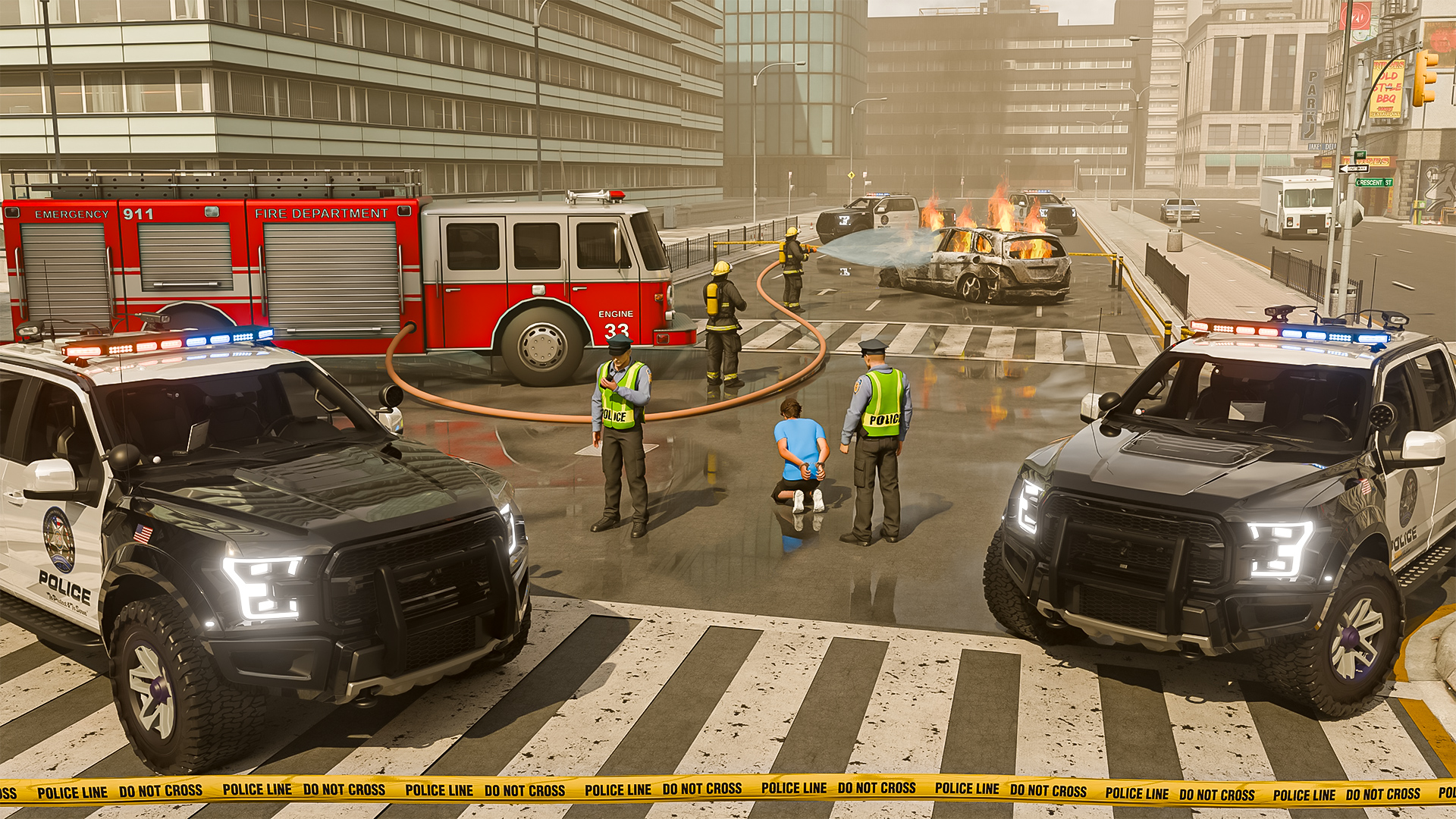 اسکرین شات 3 بازی Police Simulator Cop Games