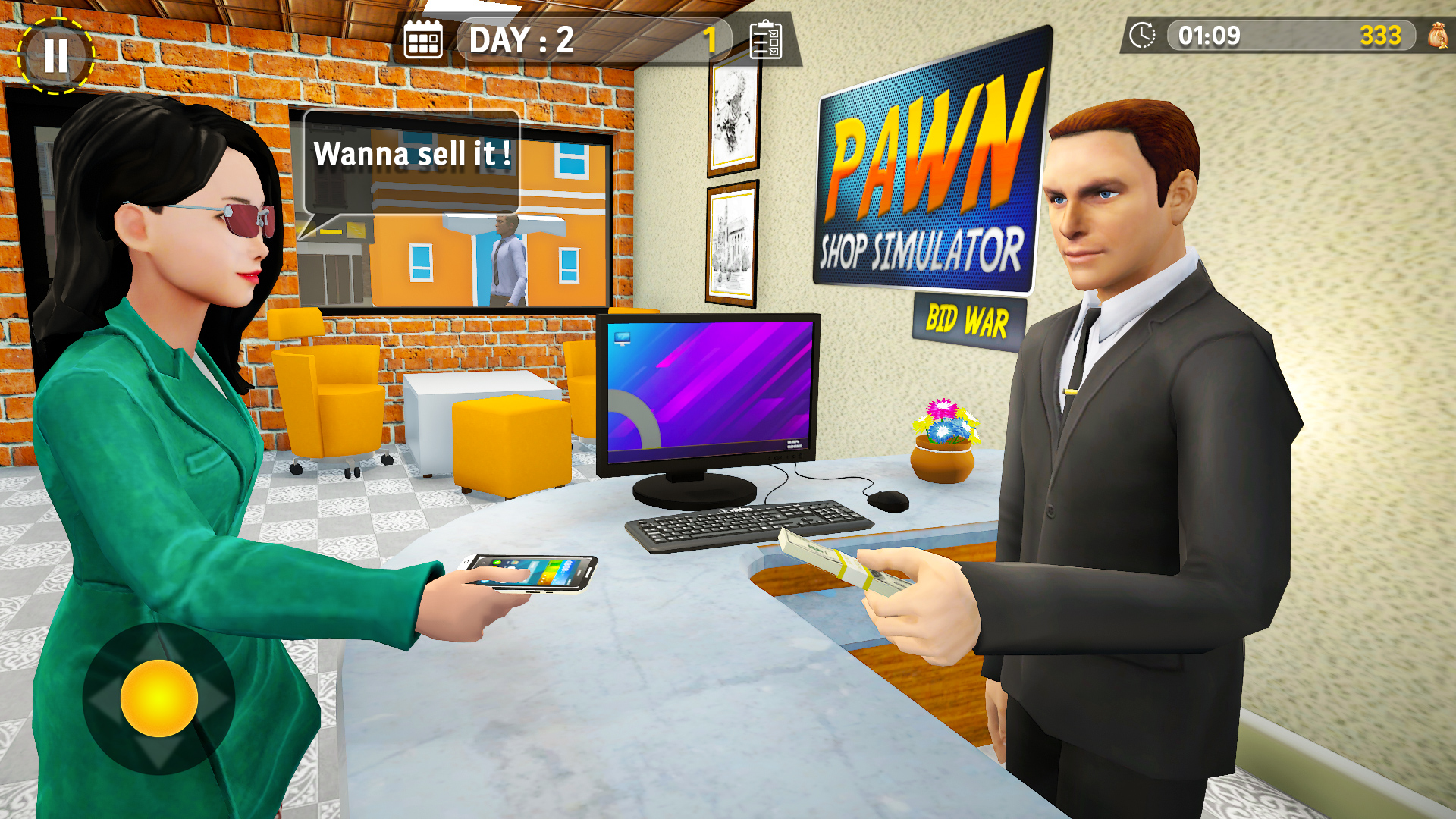 اسکرین شات 4 بازی Pawn Shop Simulator - Bid War