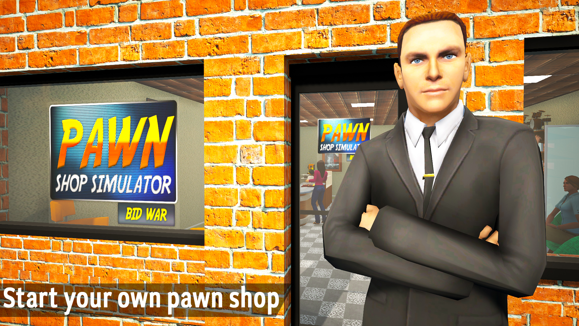 اسکرین شات 2 بازی Pawn Shop Simulator - Bid War