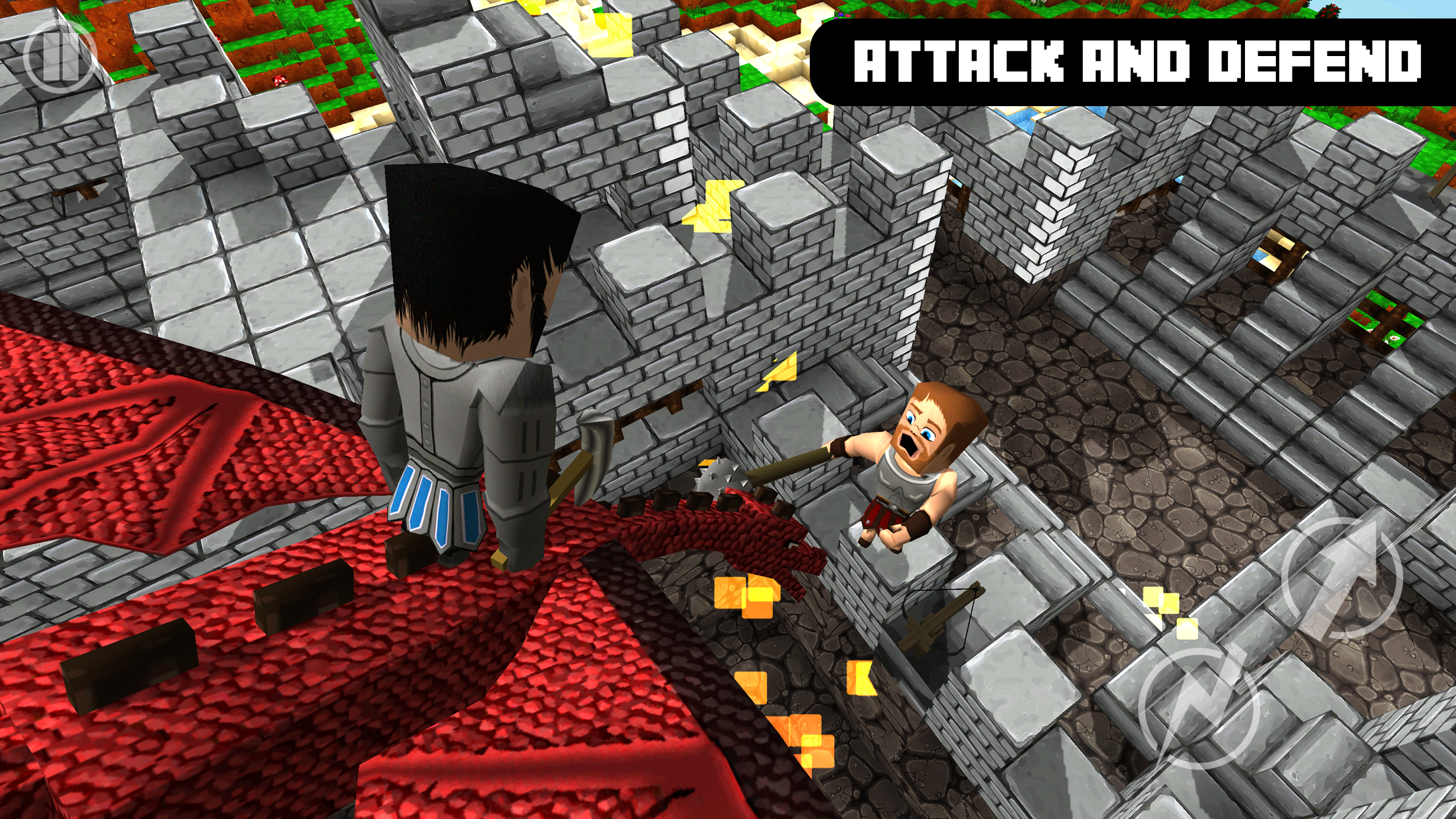 اسکرین شات 2 بازی Castle Crafter - World Craft