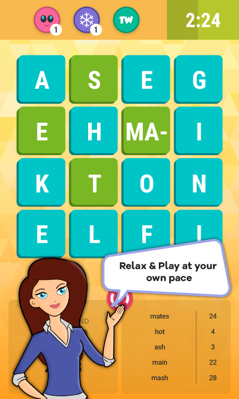اسکرین شات 2 بازی Wordathon: Classic Word Search