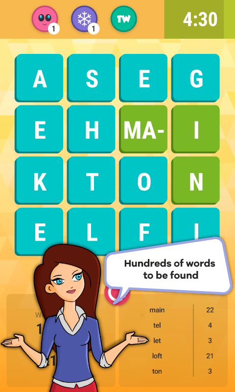 اسکرین شات 1 بازی Wordathon: Classic Word Search