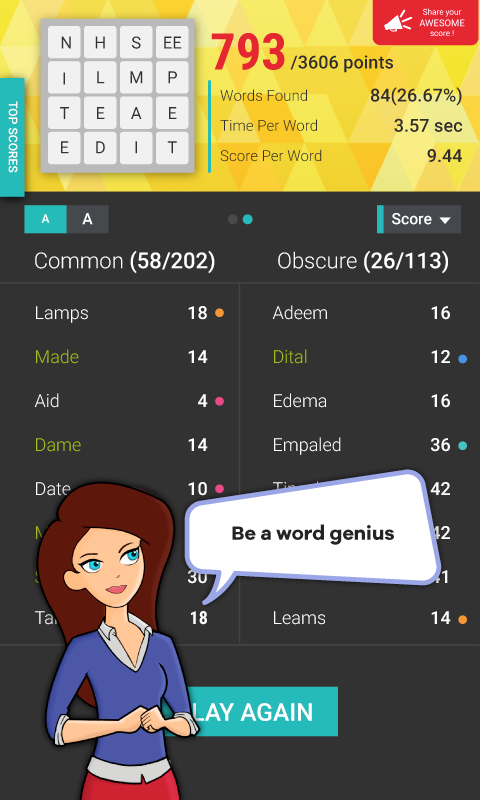 اسکرین شات 5 بازی Wordathon: Classic Word Search