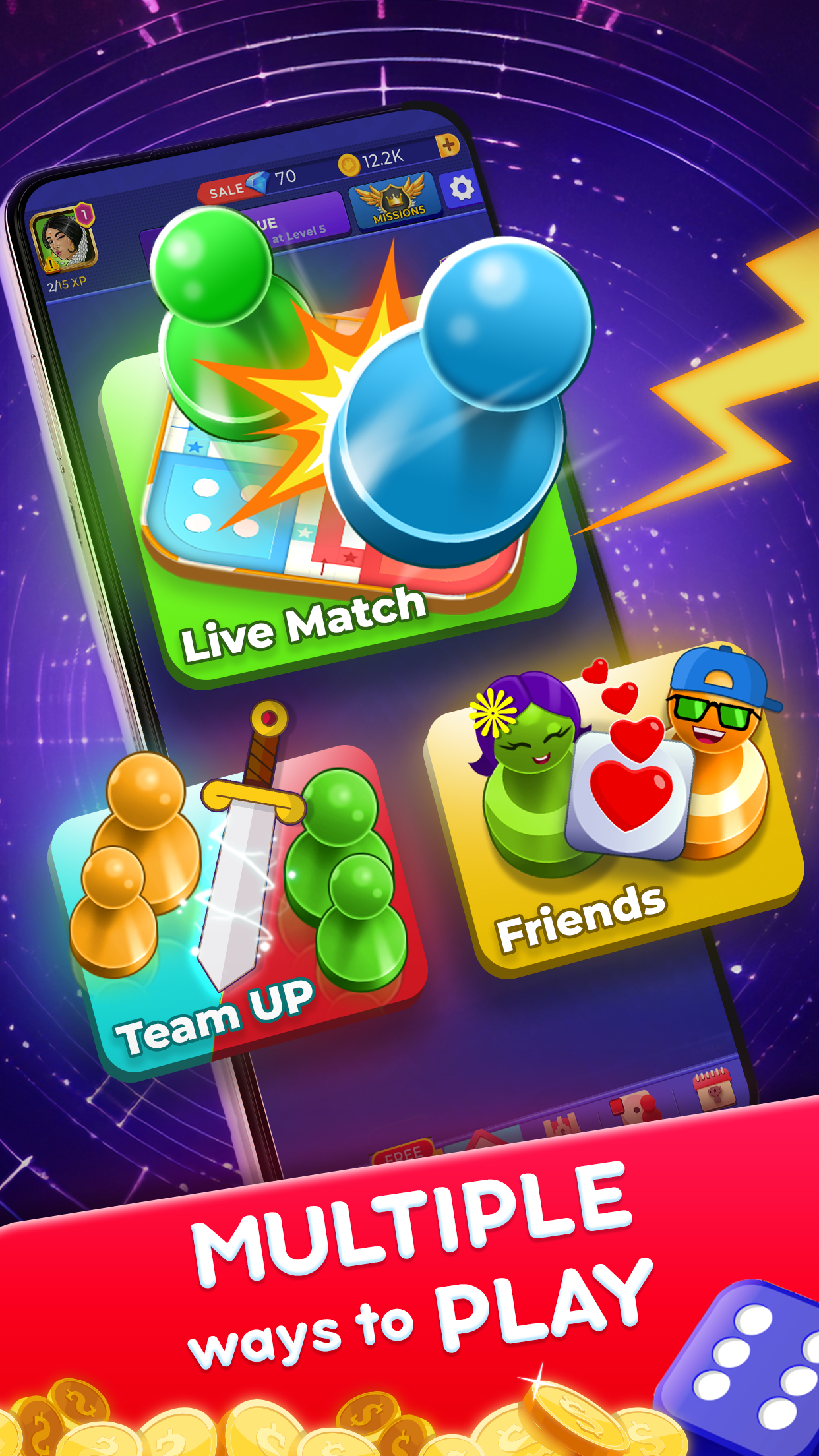 اسکرین شات 2 بازی Ludo Superstar - Fun Game