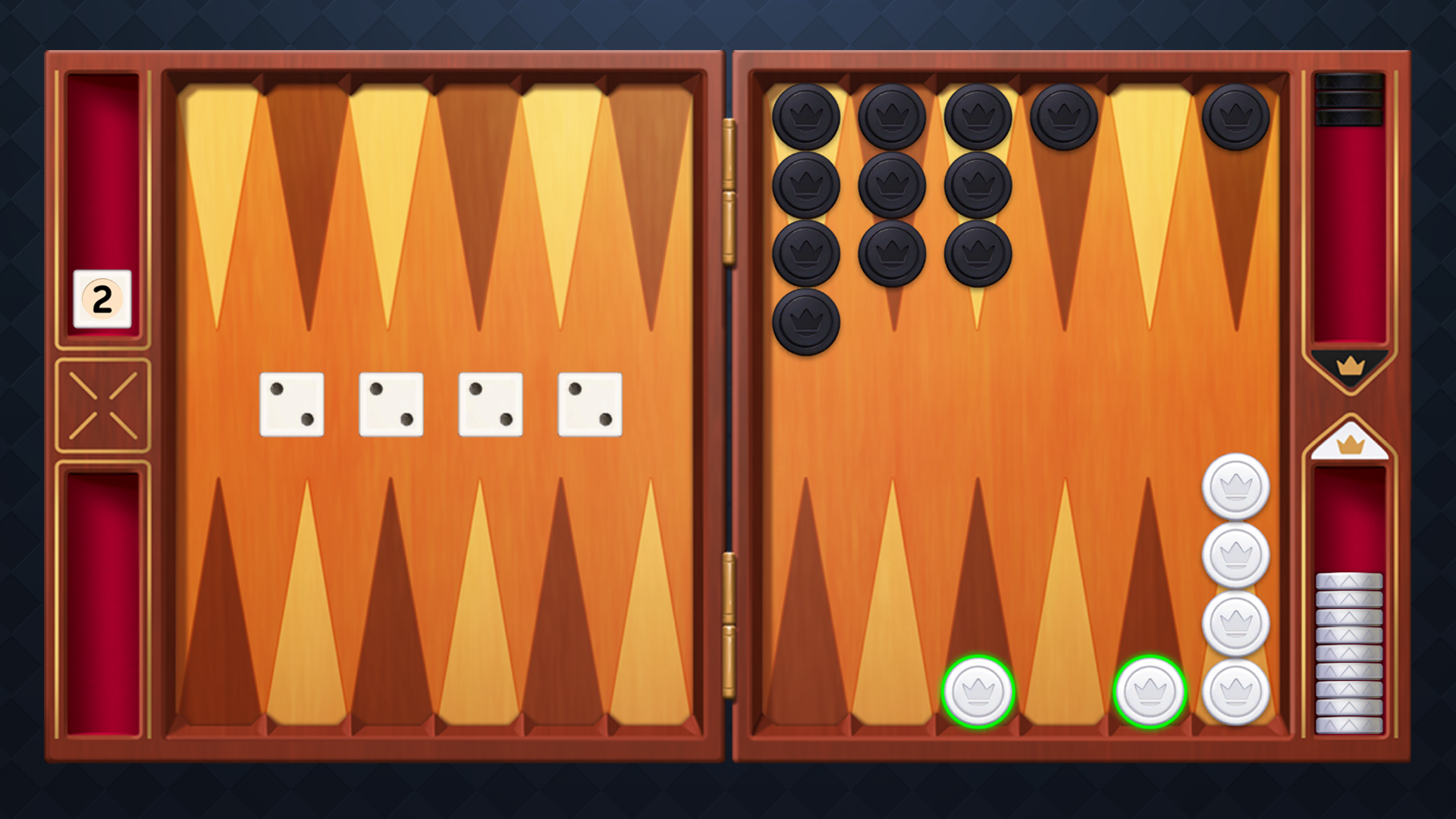 اسکرین شات 5 بازی Backgammon: Dice Board Game