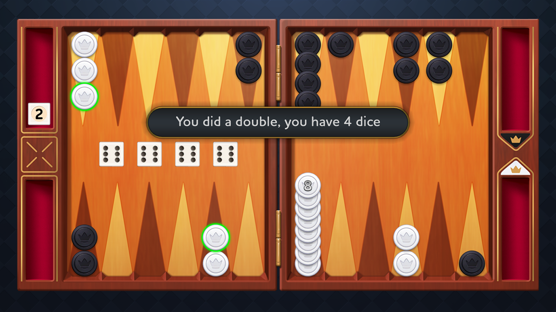 اسکرین شات 3 بازی Backgammon: Dice Board Game