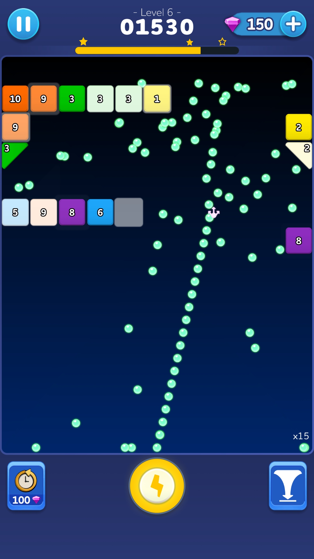 اسکرین شات 3 بازی Brick Breaker - Block Puzzle