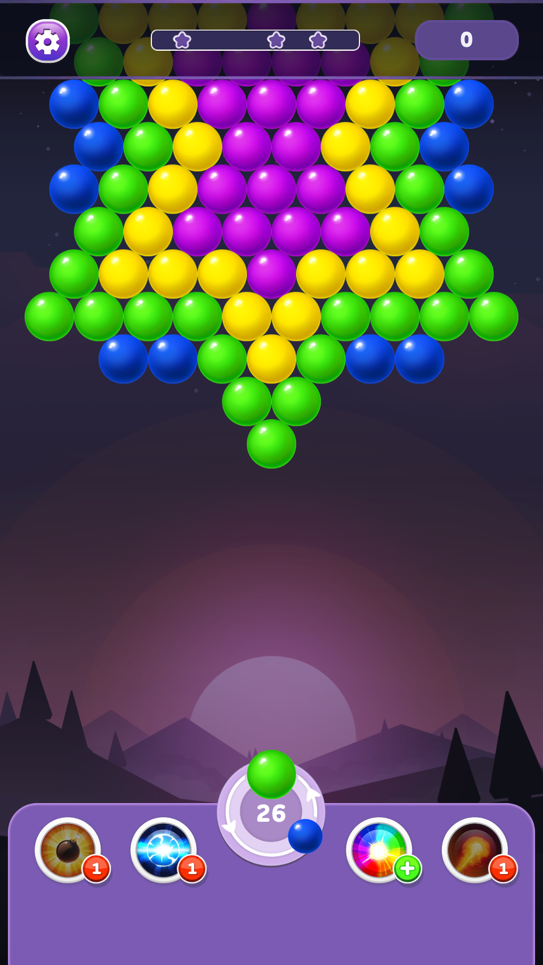 اسکرین شات 1 بازی Bubble Shooter Rainbow