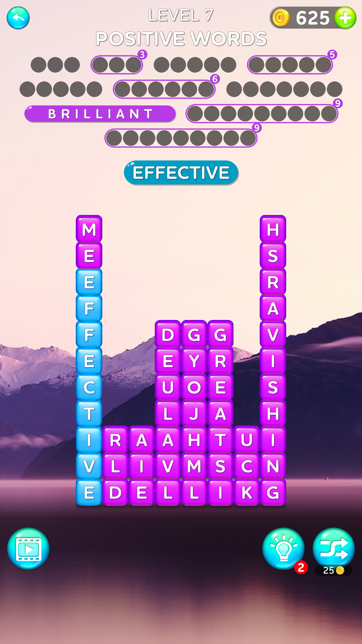 اسکرین شات 2 بازی Word Cube - Find Words