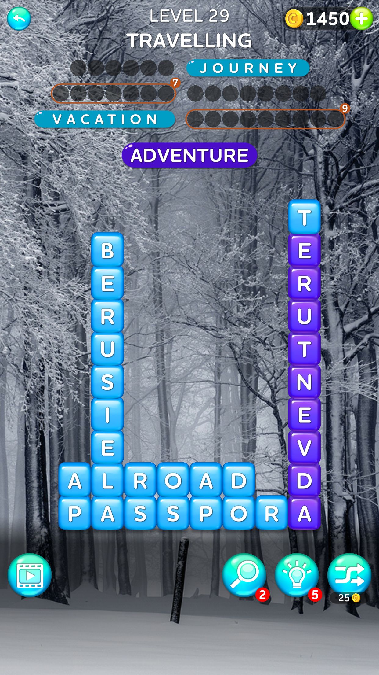 اسکرین شات 7 بازی Word Cube - Find Words