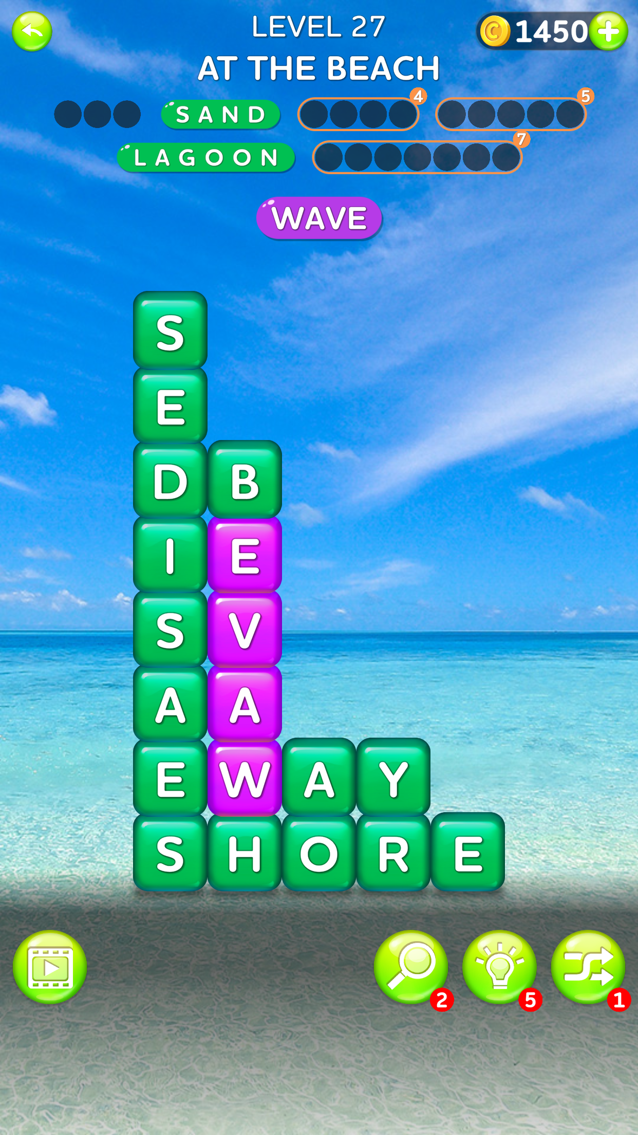 اسکرین شات 6 بازی Word Cube - Find Words