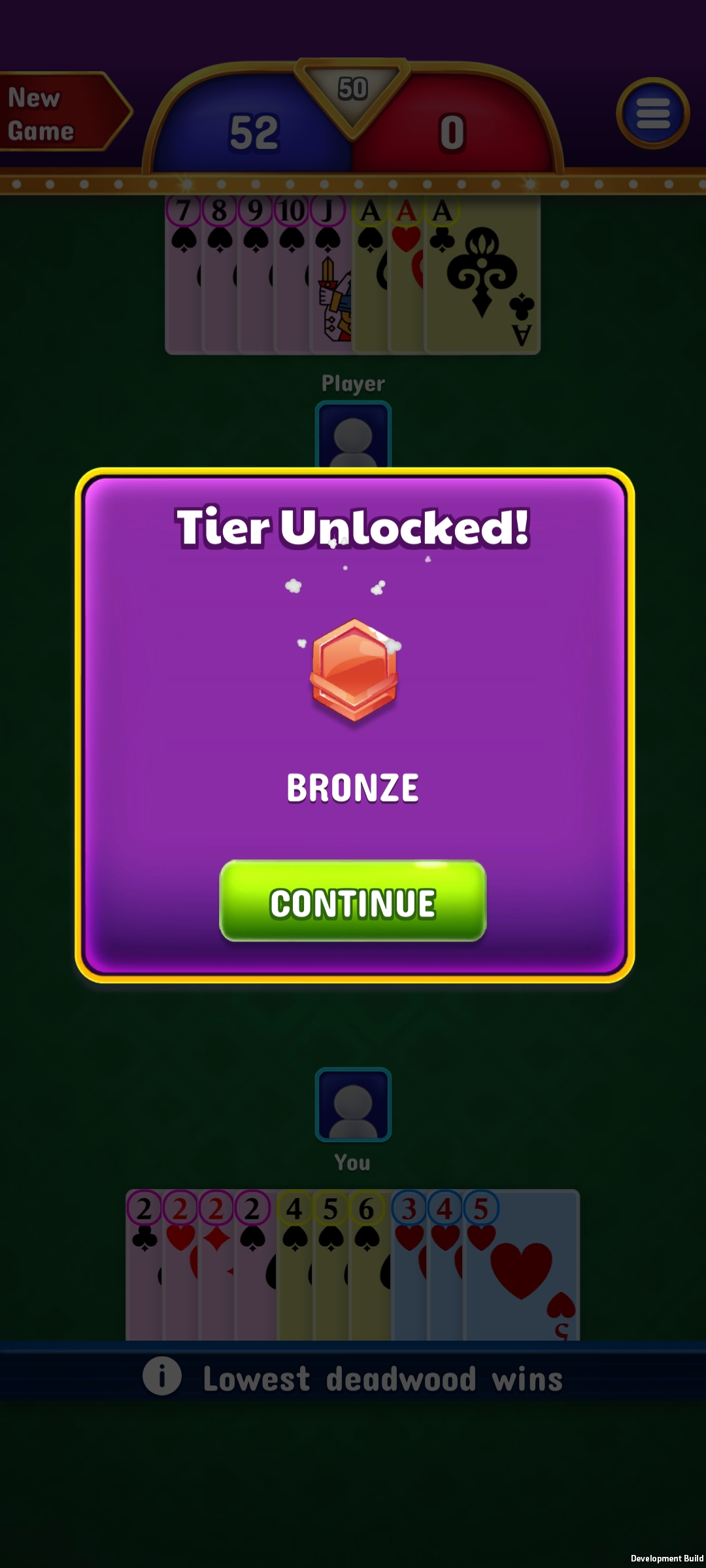 اسکرین شات 5 بازی Gin Rummy - Classic Card Game