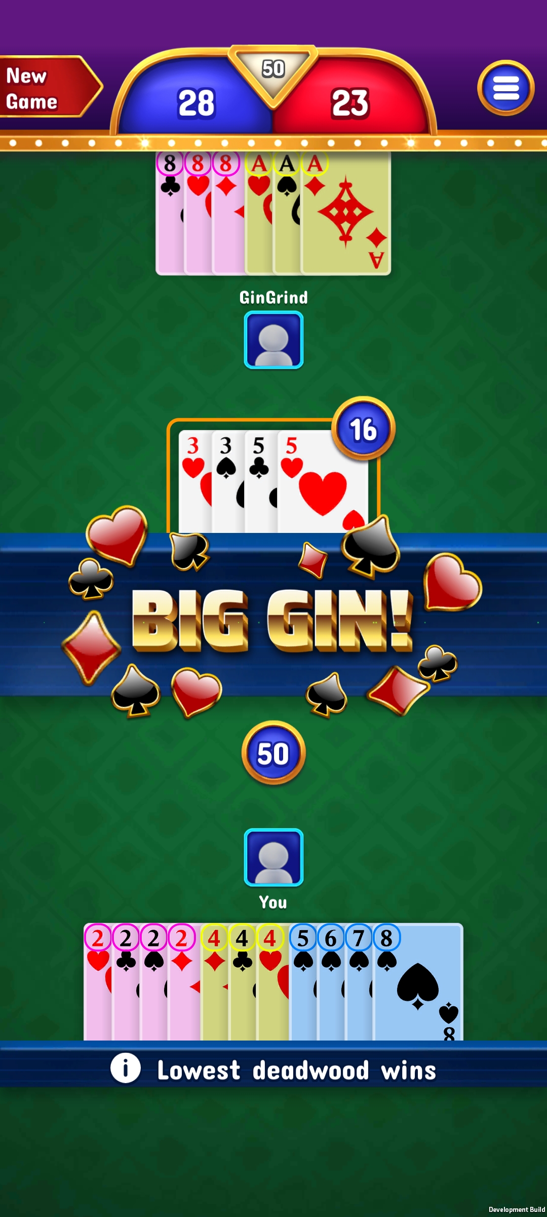 اسکرین شات 4 بازی Gin Rummy - Classic Card Game