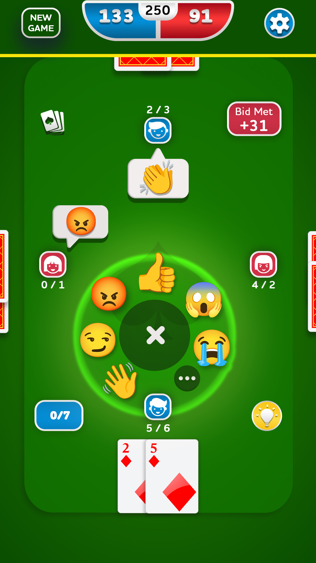 اسکرین شات 3 بازی Spades - Card Game