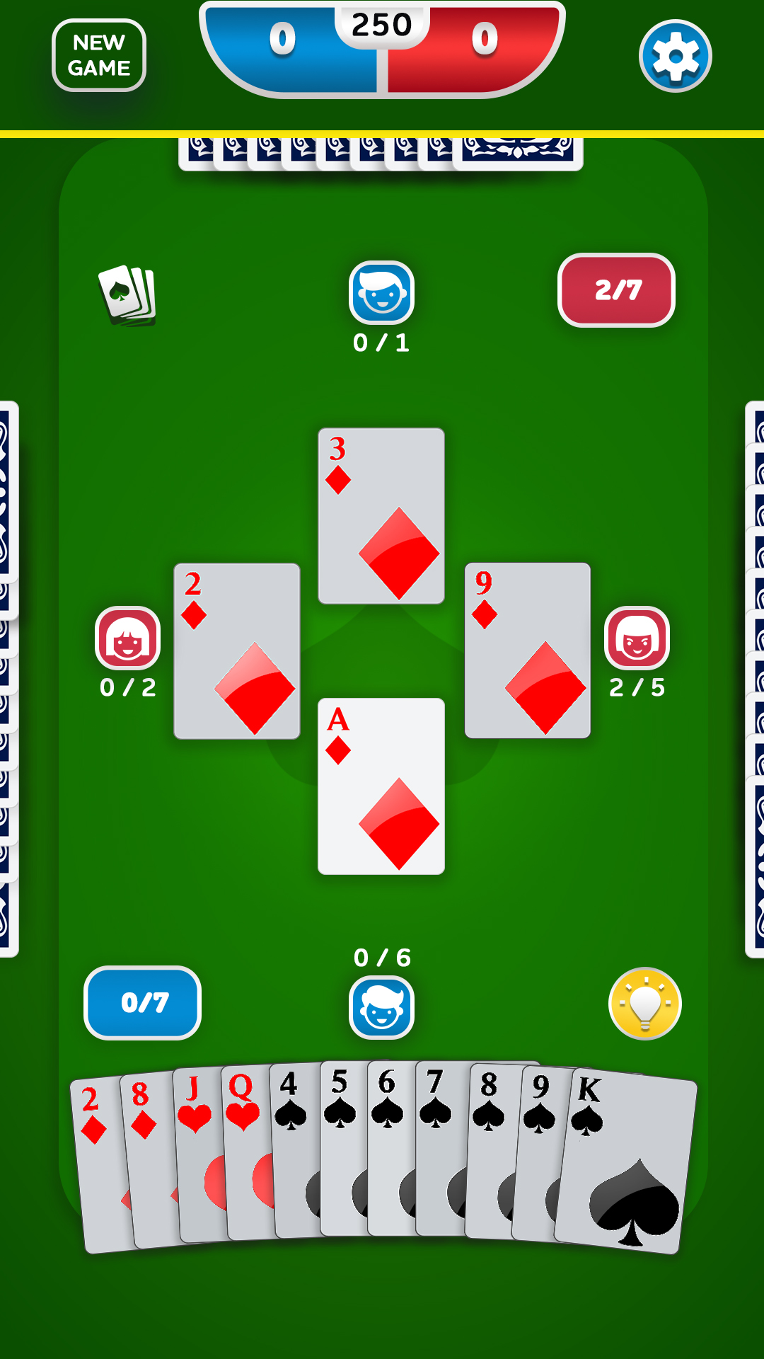 اسکرین شات 1 بازی Spades - Card Game