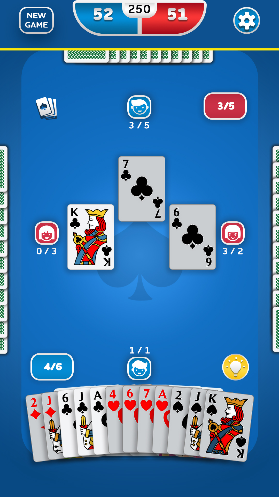 اسکرین شات 5 بازی Spades - Card Game