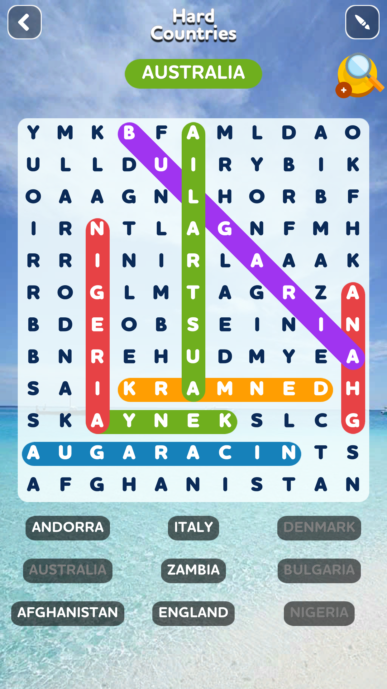 اسکرین شات 2 بازی Word Search - Word Puzzle Game