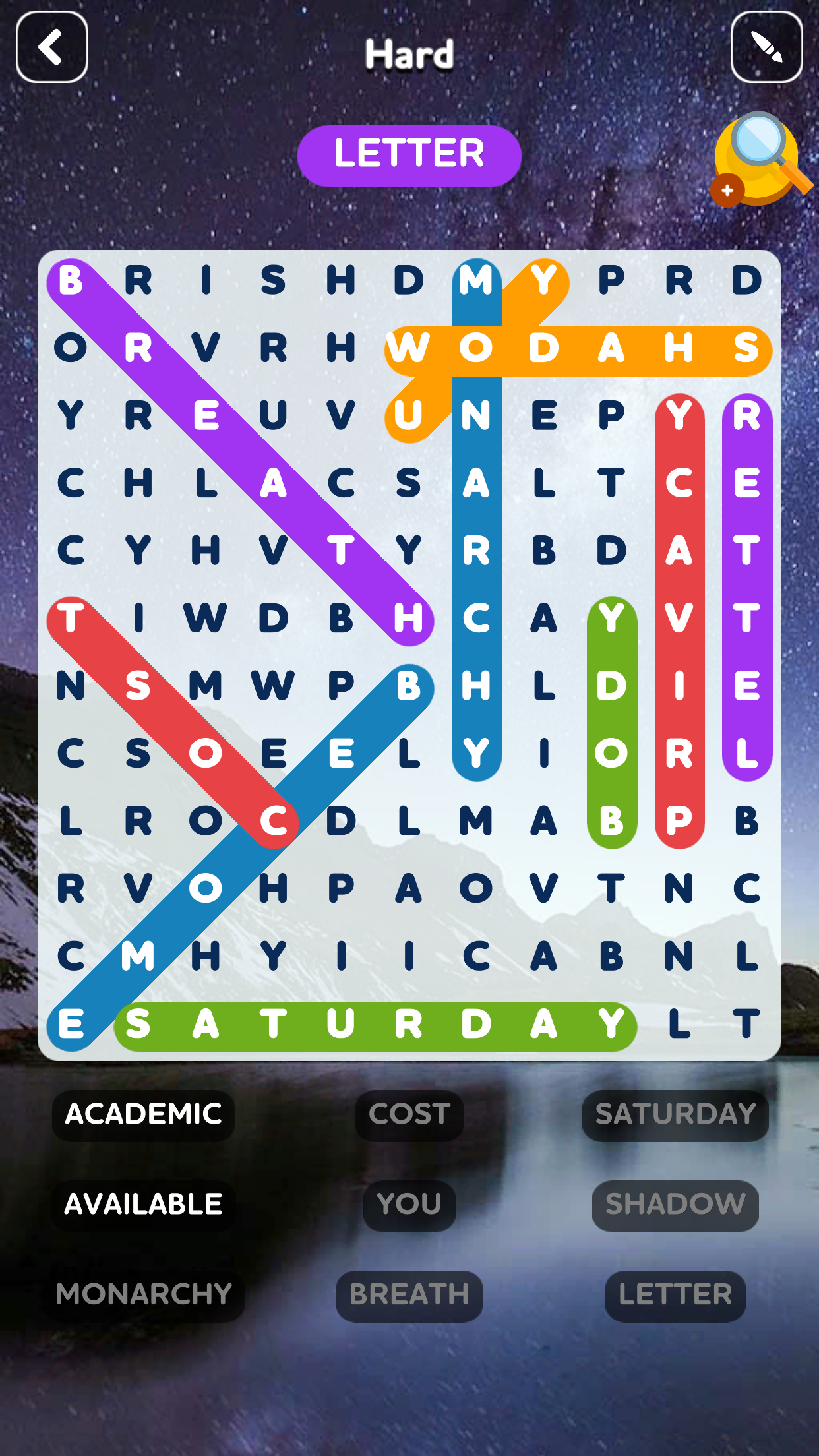 اسکرین شات 4 بازی Word Search - Word Puzzle Game