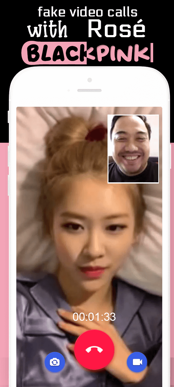 اسکرین شات 4 برنامه Ai BlackPink: Fake Call Game 2