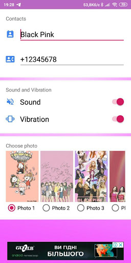 اسکرین شات 7 برنامه Black Pink Fake Video Call Simulator