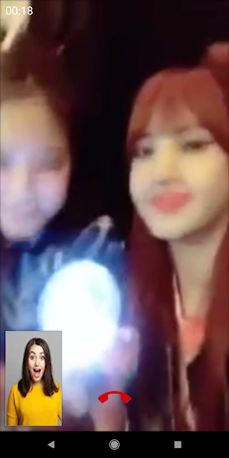 اسکرین شات 3 برنامه Black Pink Fake Video Call Simulator