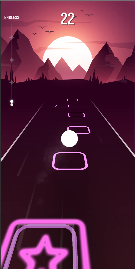 اسکرین شات 3 بازی BLACK PINK Tiles Hop Ball - Ne
