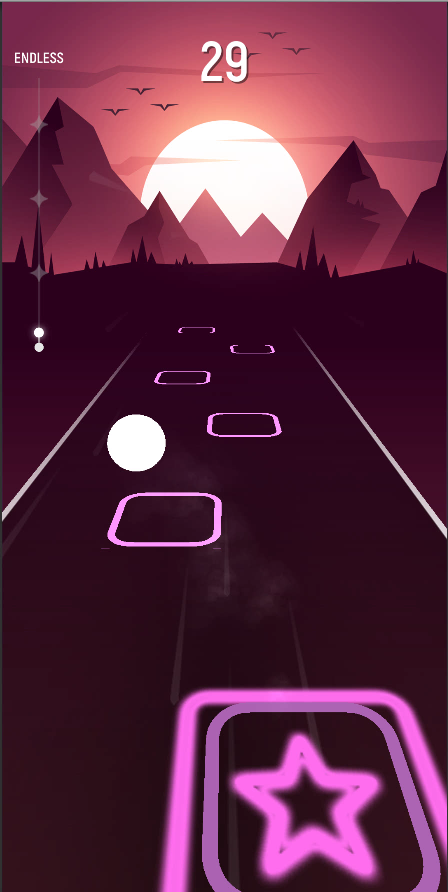 اسکرین شات 4 بازی BLACK PINK Tiles Hop Ball - Ne