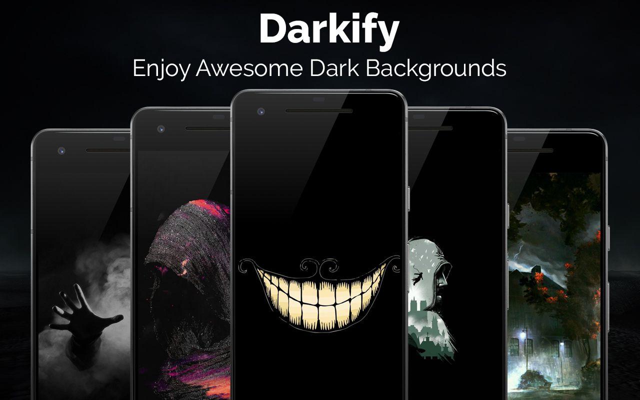 اسکرین شات 1 برنامه Black Wallpaper: Darkify